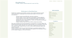 Desktop Screenshot of fertilitycare.com.au