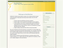 Tablet Screenshot of fertilitycare.com.au